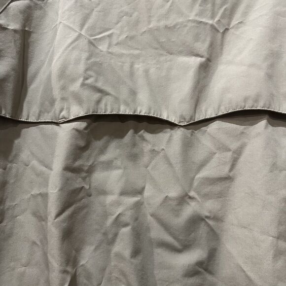 VTG 80s Jacket Mens XL Tall Field & Stream Harrington Plaid Lined Bomber Beige - Picture 6 of 8